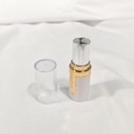 Cosmetic Packaging Custom Gold Round Snap-Closure Luxury Lipstick Tube