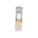 Cosmetic Packaging Custom Gold Round Snap-Closure Luxury Lipstick Tube