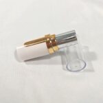 Cosmetic Packaging Custom Gold Round Snap-Closure Luxury Lipstick Tube